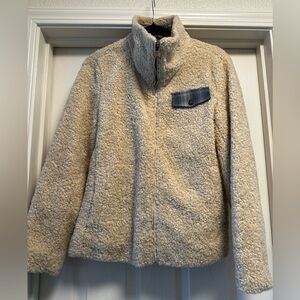 Pendleton Blue and Cream Zip Up Sherpa Jacket